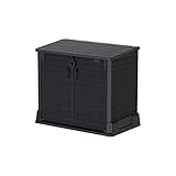Duramax - Arcón cubre cubos de exterior - 850 L - PVC...