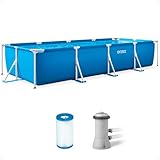 Intex 28279EH Piscina Metal Frame Rectangular, Medidas...