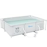 Outsunny Piscina Desmontable Tubular 292x190x75 cm con...