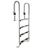 Arebos – Acero Inoxidable Escalera para Piscina de |...