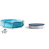 INTEX 55241 - Piscina Desmontable Redonda, Metal Frame,...