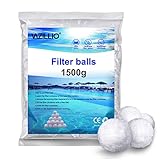 VAZILLIO 1500g Bolas Filtro Piscina Bolas Filtrantes...