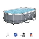 BESTWAY 56620 - Piscina Desmontable Tubular Power Steel...