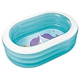Intex Piscina Hinchable Infantil, 3 Anillos Azul...