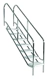 Escalera para piscina modelo ancho 500mm de 7 peldaños...