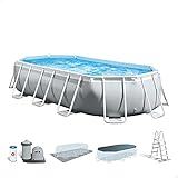 Intex 26796NP - Piscina desmontable ovalada prism frame...