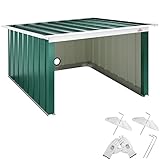 Gardebruk® Garaje Robot Cortacésped Caseta 89x90x54cm...