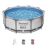 Bestway - Piscina Desmontable Tubular Bestway Steel Pro...