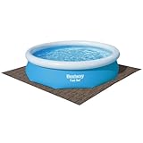 BESTWAY Protector de Suelo Decorativo para Piscinas...