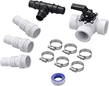 DPOOL Juego Completo Valvula selectora Bypass Piscina 3...
