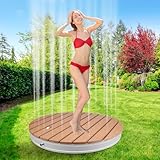Ducha De Jardín, Ducha De Suelo Portátil Ø70,5 Cm -...