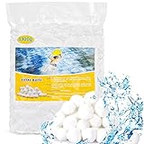 Amzeeniu 1300g Bolas de Filtro de Piscina,Remplazar 45...